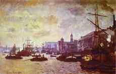 Claude Monet. The London Harbour. 1871
