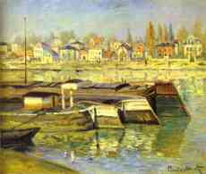 Claude Monet. The Seine at Asnières (La Seine à Asnières). 1873